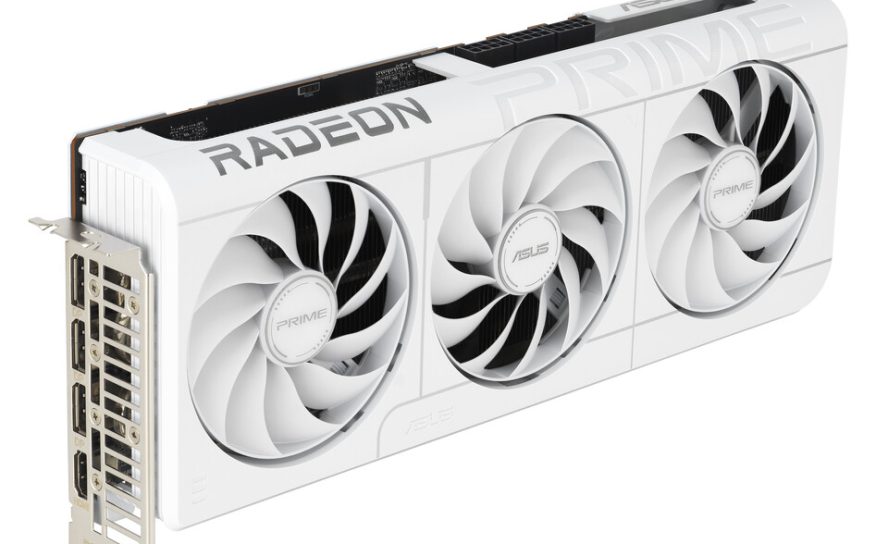 Идеальная пара для белой сборки: ASUS выпускает видеокарту Prime RX 9070 XT в белоснежном исполнении