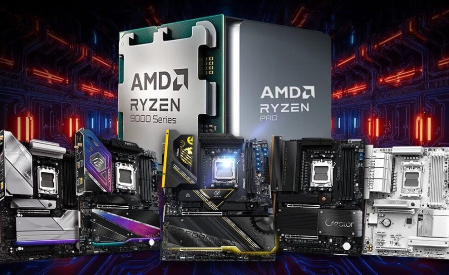 ASRock обеспечивает полную совместимость своих материнских плат AM5 с новыми процессорами AMD Ryzen