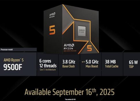Новая надежда для бюджетного гейминга: AMD Ryzen 5 9500F выходит на рынок