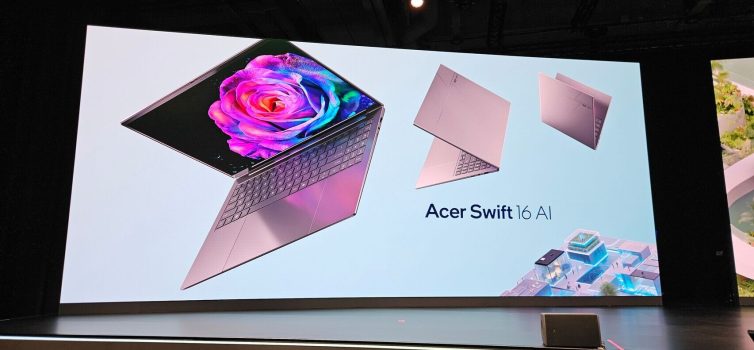 Acer Swift 16 AI: первый взгляд на ноутбук с процессором Intel Panther Lake