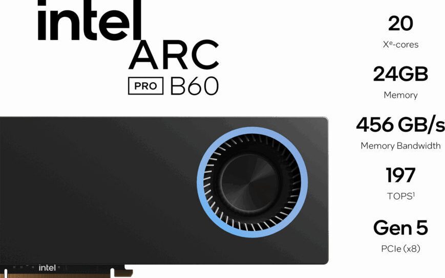 Intel врывается в мир ИИ: Arc Pro B60 и Xeon показывают впечатляющие результаты в тестах