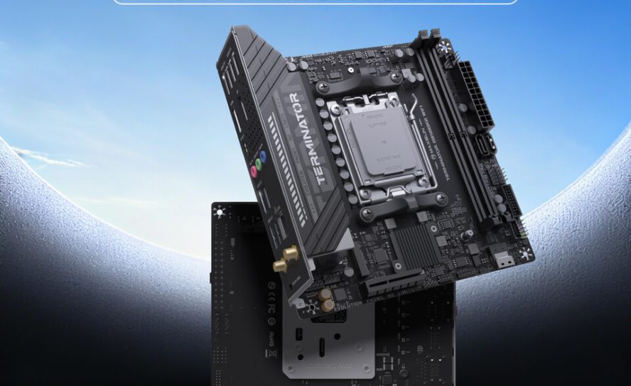 Максимум Скорости в Миниатюре: Maxsun Представила Плату MS-Terminator B850 BKB WiFi с Неожиданным Распределением PCIe 5.0