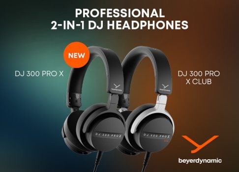 Революция для диджеев: beyerdynamic представила DJ 300 PRO X — наушники, которые мгновенно превращаются из накладных в полноразмерные