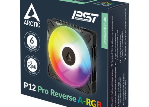 ARCTIC переосмысливает эстетику сборки: Встречайте вентиляторы P12 Pro Reverse A-RGB с обратным потоком воздуха
