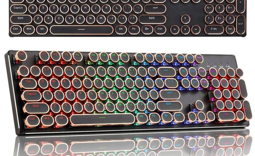 YUNZII QL108: механическая клавиатура в стиле печатной машинки с RGB и Hot-Swap