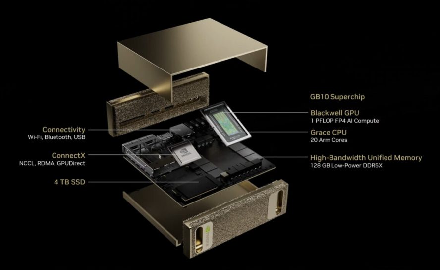 Искры нет: «Мини-Суперкомпьютер» NVIDIA DGX Spark Выдает Лишь Половину Заявленной Мощности