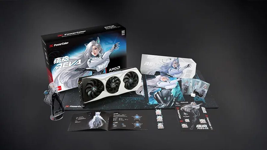 PowerColor представила первую "вафу-карту" в серии Hellhound: Встречайте белоснежную Radeon RX 9070 XT REVA Edition
