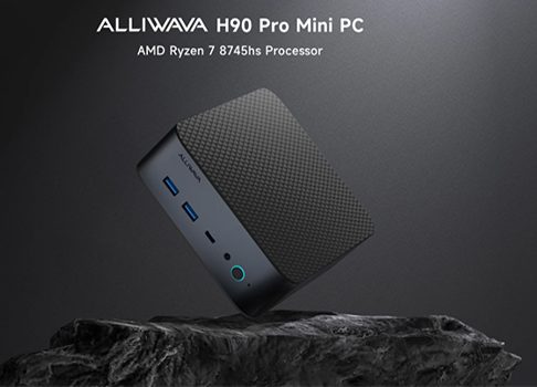 Маленький Зверь: ALLIWAVA Представила Мини-ПК H90Pro с Мощнейшим Ryzen 7 8745HS, Но Не Обошлось Без Компромиссов