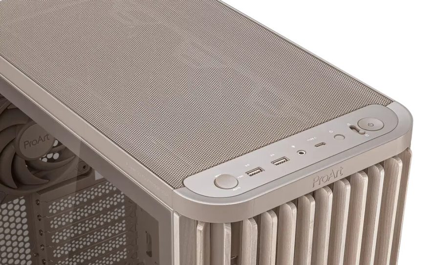 Теплое решение для творцов: ASUS выпускает корпуса ProArt PA401 Wood Edition в стильном бежевом цвете