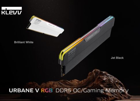 Элегантность и Скорость: KLEVV Представляет Игровую Память URBANE V RGB DDR5 в Новом Цвете «Глубокий Черный»