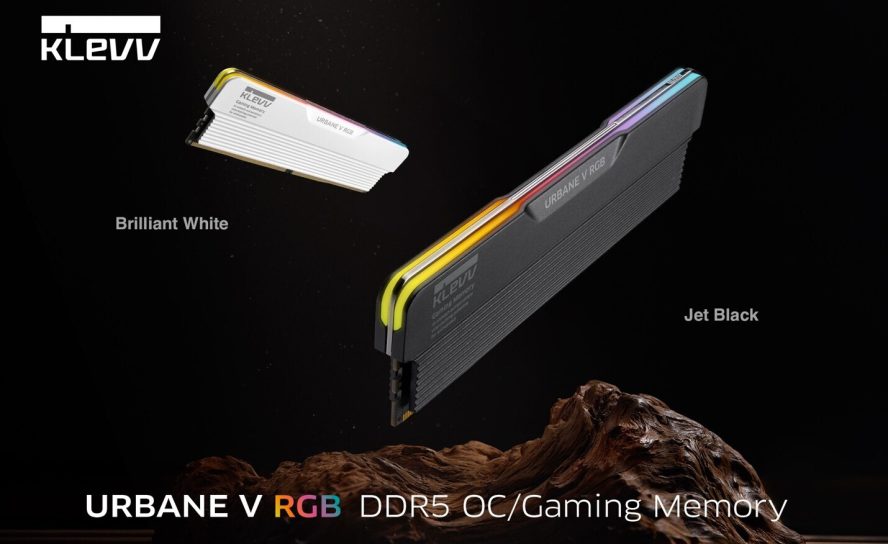Элегантность и Скорость: KLEVV Представляет Игровую Память URBANE V RGB DDR5 в Новом Цвете «Глубокий Черный»