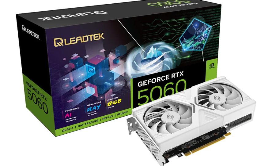 Белый "Ураган": Leadtek без лишнего шума расширяет линейку игровых видеокарт RTX 50 HURRICANE