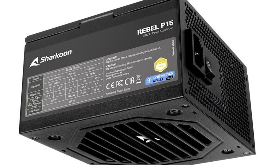 Sharkoon представляет Rebel P15: Блок питания для новой эры гейминга с поддержкой ATX 3.1 и тихим охлаждением