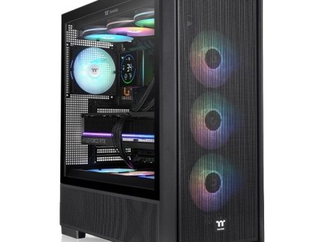 Элегантность и эффективность: Thermaltake S380 TG ARGB — корпус, созданный для скрытых кабелей и мощного охлаждения