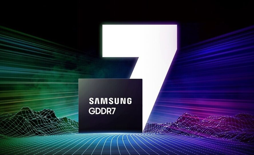 Память будущего: Samsung запустила массовое производство 3-гигабайтных модулей GDDR7 на скорости 28 Гбит/с