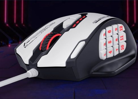 Redragon представила игровую мышь Impact M908 SE с 18 кнопками и регулируемым весом для MMO-игроков