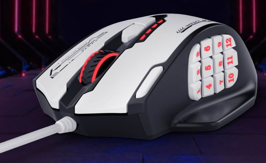Redragon представила игровую мышь Impact M908 SE с 18 кнопками и регулируемым весом для MMO-игроков
