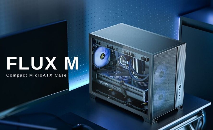 Antec представила корпус FLUX M с продвинутой системой охлаждения F-LUX и шестью предустановленными вентиляторами