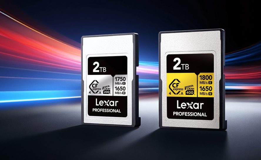 Больше не нужно менять карты: Lexar выпустила CFexpress 4.0 Type A объемом 2 ТБ для съемки 8K и серийной фотографии