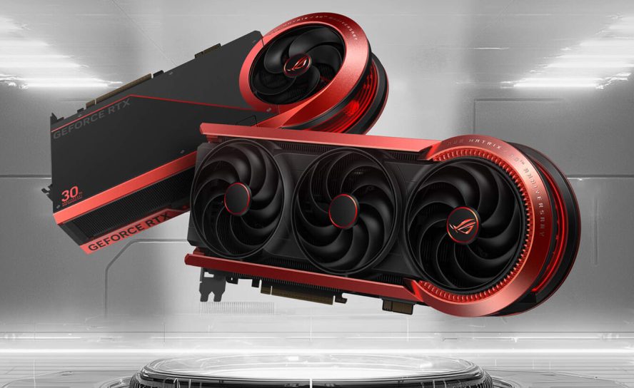 ASUS борется с провисанием RTX 5090: флагман ROG MATRIX получил встроенный гироскоп для контроля "уровня"