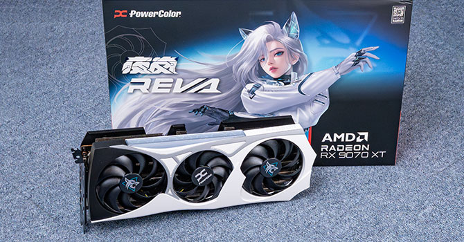 Монолитная мощь: PowerColor представила Radeon RX 9070 XT Hellhound Reva на архитектуре RDNA 4