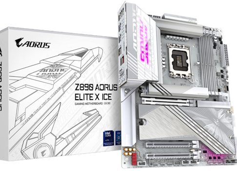 Скидка на флагман: Gigabyte Z890 Aorus Elite X Ice — готовая платформа для Intel Arrow Lake с Thunderbolt 4 и Wi-Fi 7