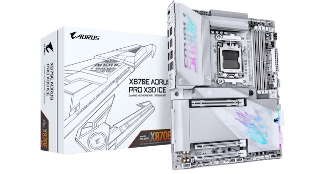 Лед и пламя: Gigabyte X870E Aorus Pro X3D Ice — материнская плата, рожденная для разгона V-Cache процессоров