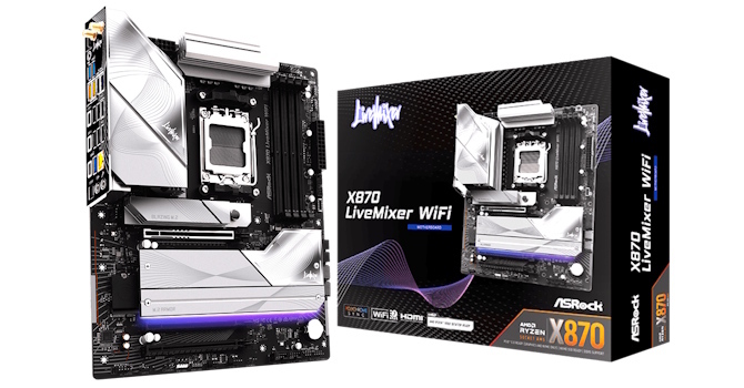 ASRock X870 Live Mixer Wi‑Fi: доступная материнская плата с богатым набором функций для Socket AM5