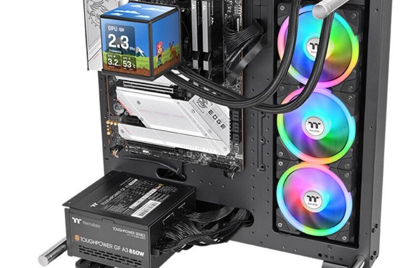 Дисплей-куб и магнитные вентиляторы: Thermaltake представила СВО MINECUBE 360 Ultra ARGB Sync