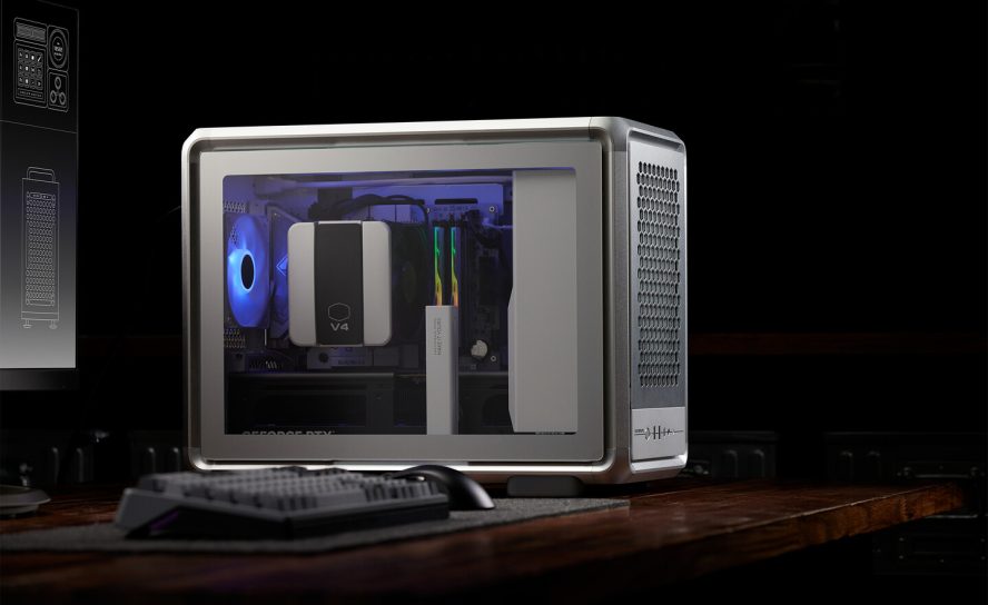 Искусство и Воздух: Cooler Master представила MasterFrame 400 Mesh — компактный корпус с модульным дизайном и стилем