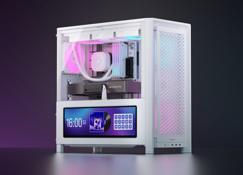 Corsair представила обновленный корпус FRAME 4000D LCD RS ARGB с большим сенсорным дисплеем XENEON EDGE