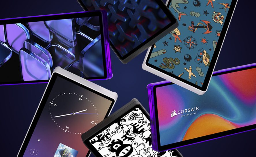 Corsair представила новые цветовые версии XENEON EDGE 14,5" LCD Touchscreen: Atomic Purple и White