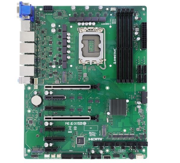 BIOSTAR представила промышленную материнскую плату BIW88-AHS с поддержкой двух видеокарт и упором на AIoT-инфраструктуру