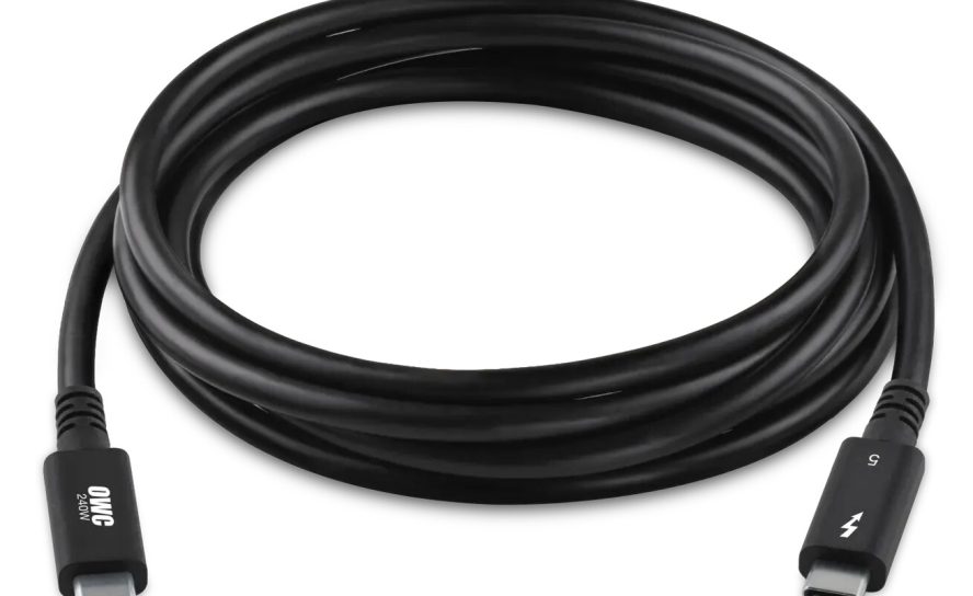 OWC представила сертифицированный двухметровый кабель Thunderbolt 5 без потери скорости и мощности