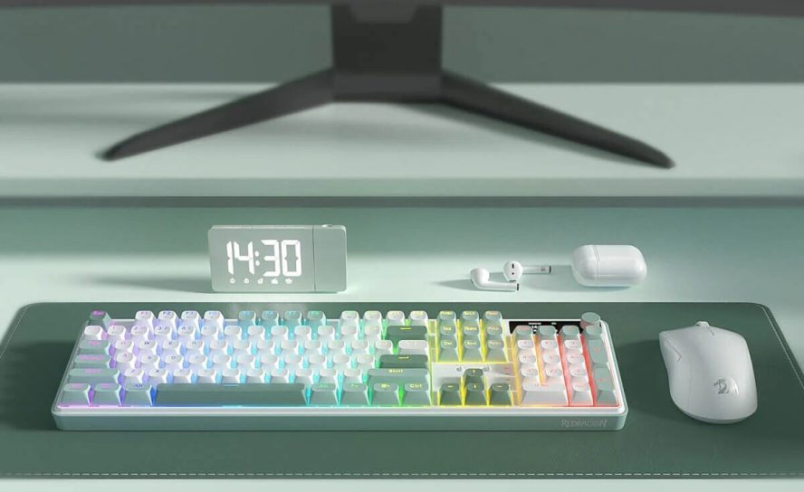 Redragon представила беспроводную клавиатуру Wyvern K761 Pro, Hall Effect-клавиатуру для геймеров и «умную» офисную мышь