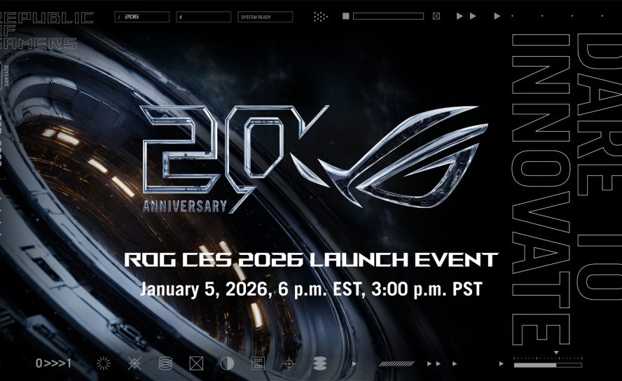 ROG анонсировала масштабную презентацию на CES 2026 в честь 20-летия бренда