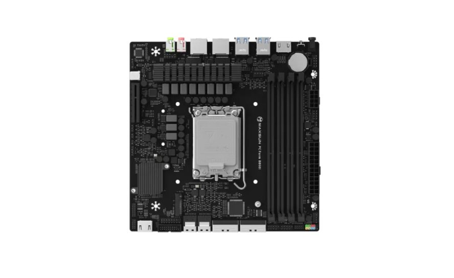 Maxsun показала необычную Mini-ITX плату с четырьмя слотами DDR5 и поддержкой Core Ultra