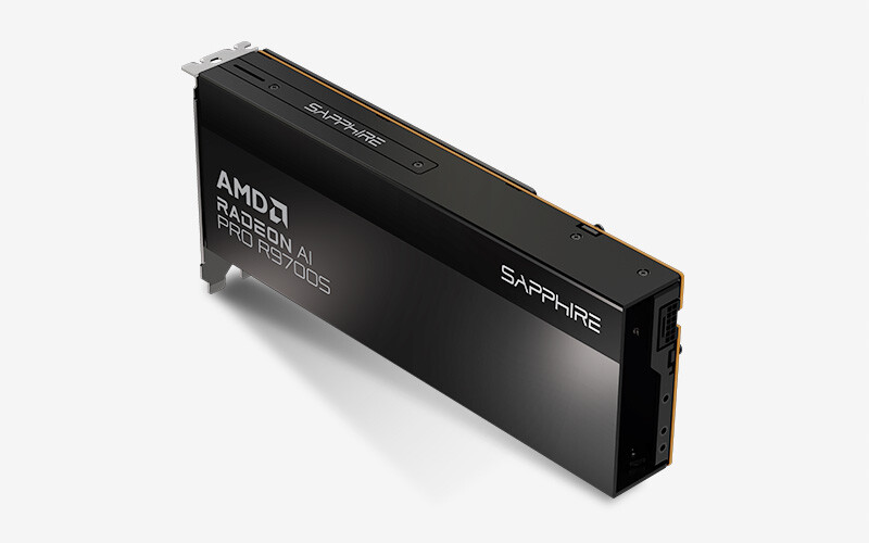 AMD тихо представила профессиональные Radeon AI PRO R9700S и R9600D с пассивным охлаждением