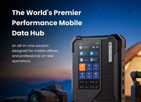 UnifyDrive представила UP6 — мобильный NAS с сенсорным экраном, ИИ и встроенным ИБП