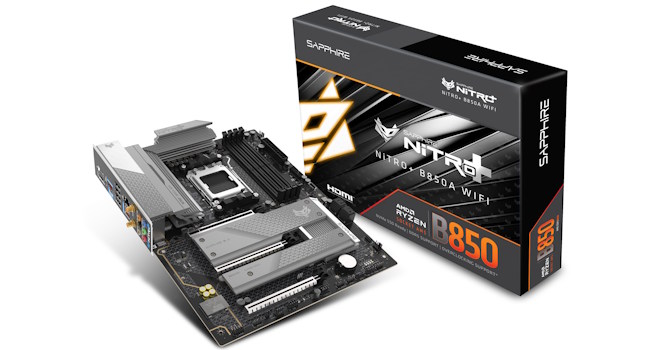 Sapphire возвращается на рынок материнских плат: Nitro+ B850A Wi-Fi 7 пытается пробиться в конкурентный сегмент AM5