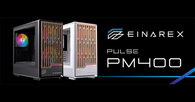 Einarex Pulse PM400: новый корпус microATX с деревянным пылевым фильтром и акцентом на дизайн
