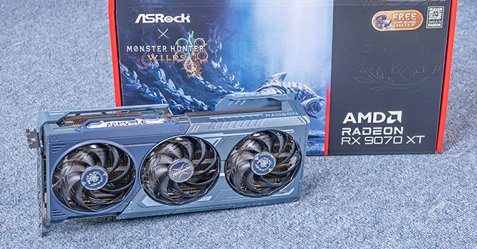 ASRock представила Radeon RX 9070 XT Monster Hunter Wilds Edition — лимитированную видеокарту в стиле грядущего RPG-хита