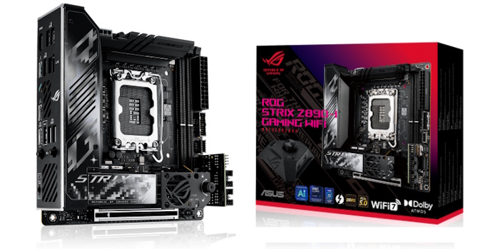 ASUS ROG Strix Z890-I Gaming Wi-Fi: флагман Mini-ITX для Arrow Lake с упором на PCIe 5.0 и охлаждение