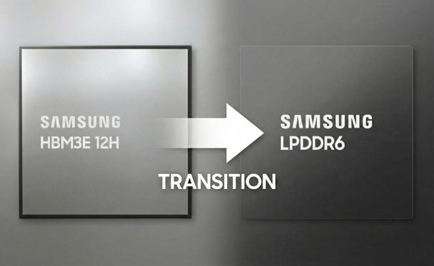 Samsung перераспределяет мощности HBM на обычную DRAM в условиях растущего спроса на память