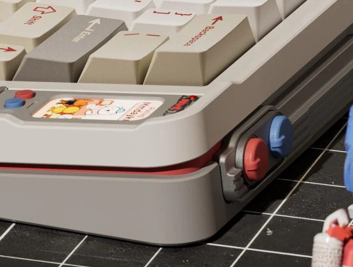 Кастомный гейминг: Qwertykeys выпустила QK65 MK3 — механическую клавиатуру с ретро-дисплеем и батареей на 6200 мАч