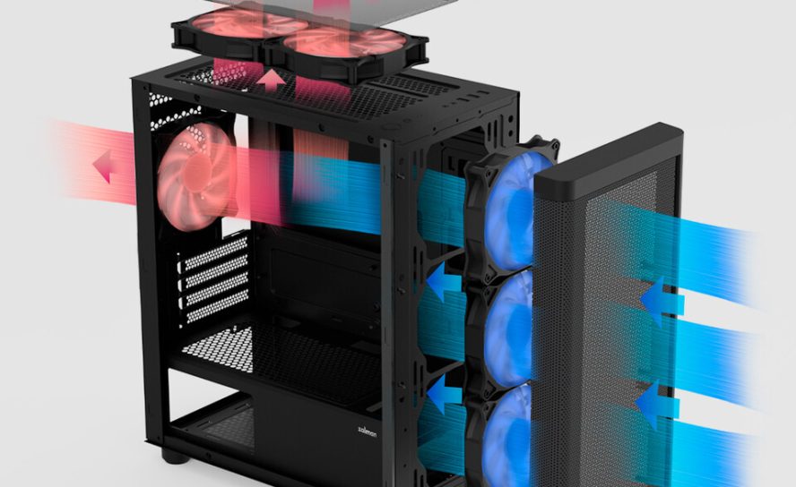 ZALMAN представила компактный корпус M4 SE Black с упором на максимальный воздушный поток