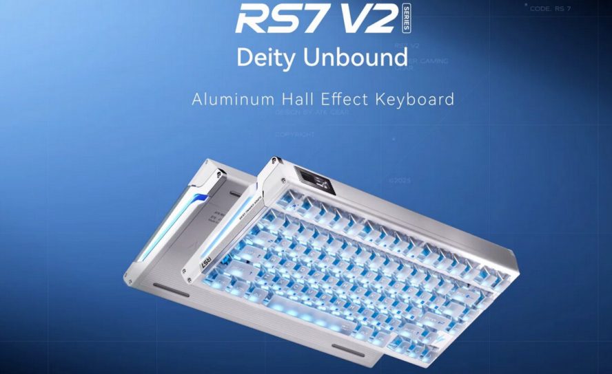 ATK готовит более доступную версию клавиатуры RS7: Hall Effect модель RS7 Air уже на подходе