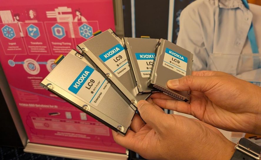 Kioxia представила SSD BG7 на BiCS Gen 8 и показала накопитель на 245 ТБ для дата-центров