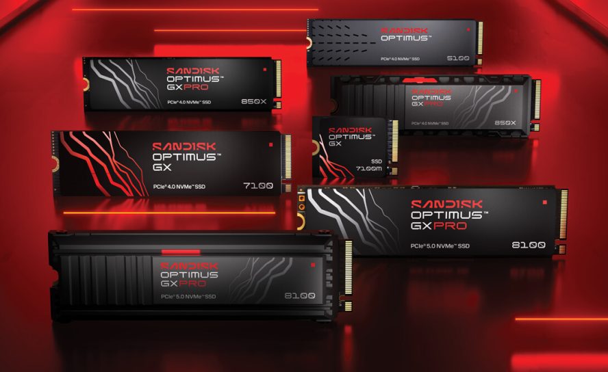 Sandisk представила на CES 2026 новую линейку внутренних SSD под брендом Sandisk Optimus