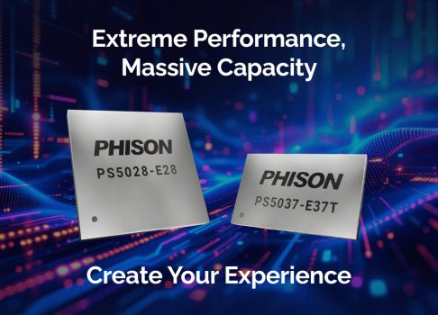 Phison представила на CES 2026 контроллер E37T PCIe Gen 5 для компактных устройств